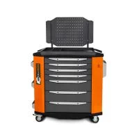 Тележка инструментальная ToollBox TBP-7 (оранжевая)